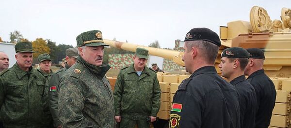 Посещение Президентом Беларуси учебного полигона в Ивацевичском районе - Sputnik Беларусь