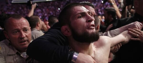 Российский боец UFC Хабиб Нурмагомедов Российский боец UFC Хабиб Нурмагомедов - Sputnik Беларусь