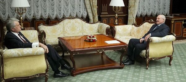 Встреча президента Беларуси Александра Лукашенко с экс-президентом Украины Виктором Ющенко - Sputnik Беларусь