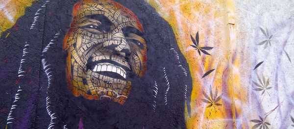 Флаг с изображением Боба Марли - Sputnik Беларусь