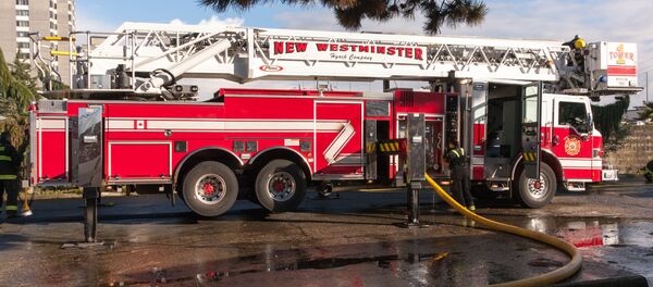 Канадские пожарные, архивное фото Канадские пожарные, архивное фото - Sputnik Беларусь