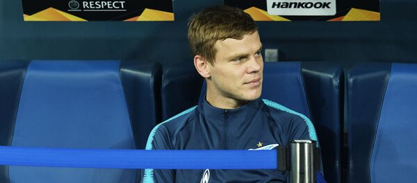 Игрок Зенита Александр Кокорин Игрок Зенита Александр Кокорин - Sputnik Беларусь