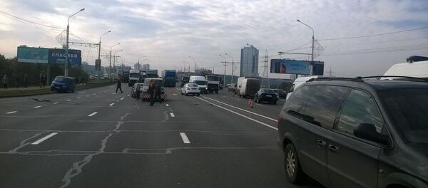 Место ДТП в Минске - Sputnik Беларусь