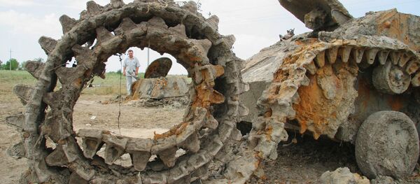 Танк часоў Вялікай Айчыннай вайны Т-70, архіўнае фота - Sputnik Беларусь