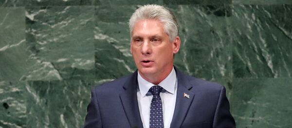 Председатель Совета министров и Государственного совета Кубы Мигель Диас-Канель - Sputnik Беларусь