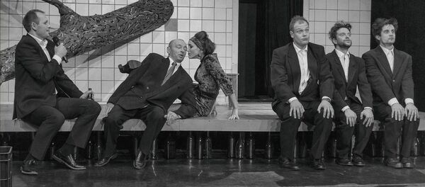 Спектакль Паляванне на сябе Спектакль Паляванне на сябе - Sputnik Беларусь