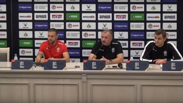Пресс-конференция Игоря Криушенко перед матчем с Люксембургом, видео  - Sputnik Беларусь