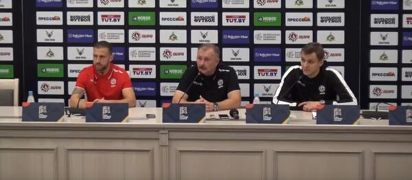 Пресс-конференция Игоря Криушенко перед матчем с Люксембургом, видео  - Sputnik Беларусь