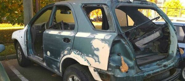 Остановленный ГАИ автомобиль - Sputnik Беларусь