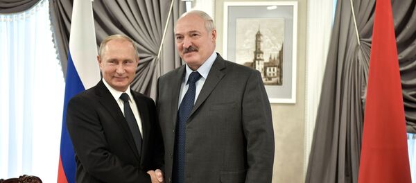 Президент РФ Владимир Путин и президент Республики Беларусь Александр Лукашенко - Sputnik Беларусь