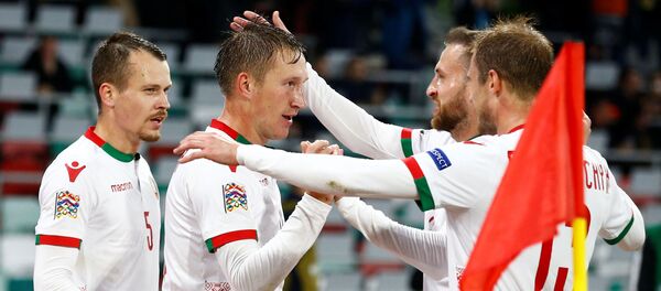 Футболисты сборной Беларуси - Sputnik Беларусь