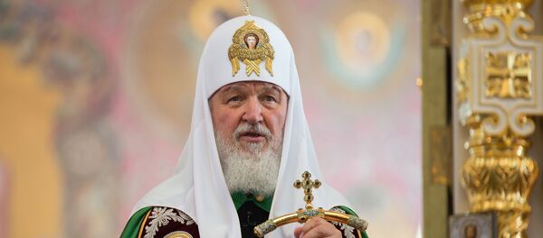 Патриарх Московский и всея Руси Кирилл во время божественной литургии - Sputnik Беларусь