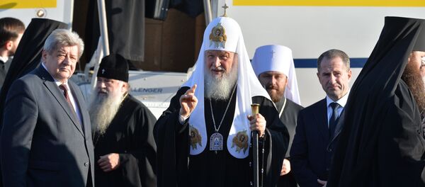 Патриарх Московский и всея Руси Кирилл прибыл в Минск Патриарх Московский и всея Руси Кирилл прибыл в Минск - Sputnik Беларусь