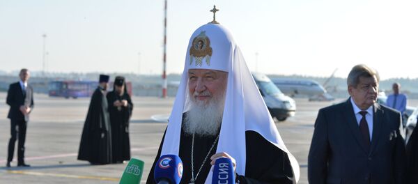 Патриарх Московский и всея Руси Кирилл в Минске - Sputnik Беларусь