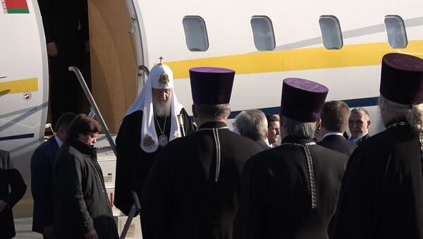 Видеофакт: Патриарх Московский и всея Руси Кирилл прибыл в Минск - Sputnik Беларусь