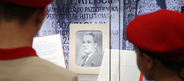 Выставка Александр Печерский как символ сопротивления фашизму Выставка Александр Печерский как символ сопротивления фашизму - Sputnik Беларусь