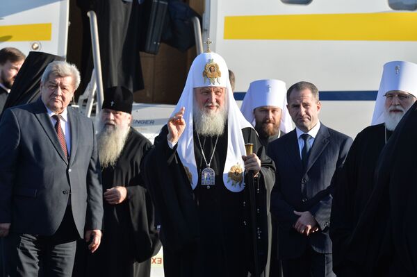 Предстоятель Русской православной церкви Патриарх Московский и всея Руси Кирилл прибыл в Беларусь с первосвятительским визитом - Sputnik Беларусь