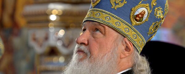 Патриарх Кирилл возглавил в новоосвященном храме первую Литургию - Sputnik Беларусь