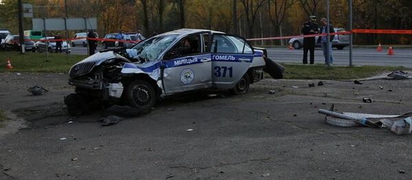 Место ДТП в Гомеле Место ДТП в Гомеле - Sputnik Беларусь