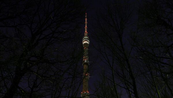 Подсветку Останкинской башни выключили  - Sputnik Беларусь