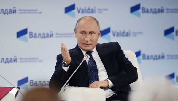 Президент РФ Владимир Путин принял участие в заседании клуба Валдай - Sputnik Беларусь