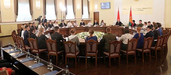 Встреча президента со студентами Гродненского университета - Sputnik Беларусь