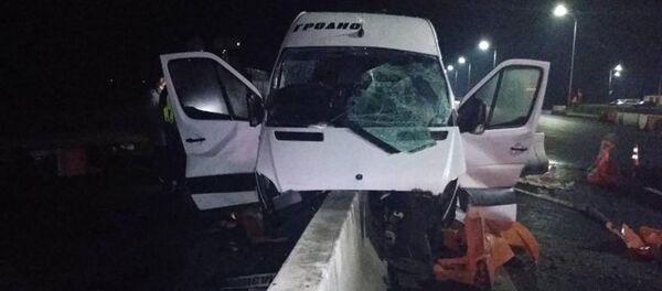 Место ДТП в Воложинском районе - Sputnik Беларусь