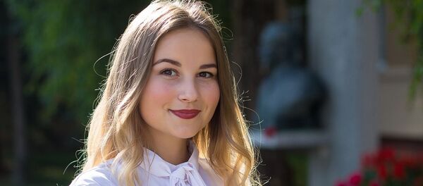 Студэнтка ГрДУ Аляксандра Радковіч - Sputnik Беларусь