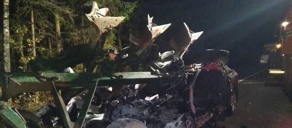 Последствия ДТП в Чериковском районе - Sputnik Беларусь