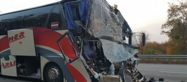 Смертельное ДТП по Киевом, в котором погибла Марина Поплавская Смертельное ДТП по Киевом, в котором погибла Марина Поплавская - Sputnik Беларусь