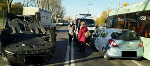 ДТП с Kia в Минске ДТП с Kia в Минске - Sputnik Беларусь