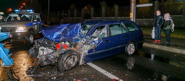 Последствия ДТП в Гродно - Sputnik Беларусь