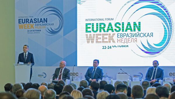 Международный выставочный форум Евразийская неделя в Ереване  - Sputnik Беларусь