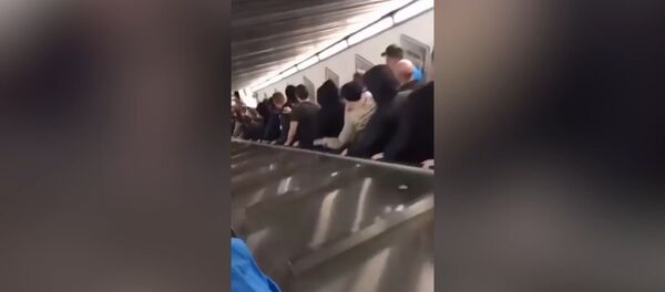 Авария эскалатора в метро Рима Авария эскалатора в метро Рима - Sputnik Беларусь