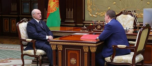 Сустрэча прэзідэнта Беларусі Аляксандра Лукашэнкі і першага намесніка Прэм'ер-міністра Аляксандра Турчынава Сустрэча прэзідэнта Беларусі Аляксандра Лукашэнкі і першага намесніка Прэм'ер-міністра Аляксандра Турчынава - Sputnik Беларусь
