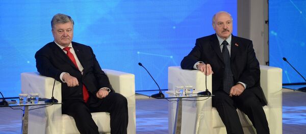 Петр Порошенко и Александр Лукашенко - Sputnik Беларусь