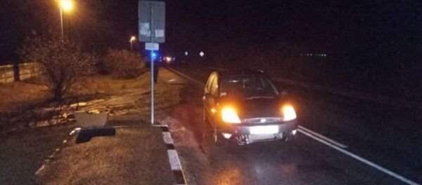 Лежачего пешехода переехал автомобиль в Пинском районе - Sputnik Беларусь