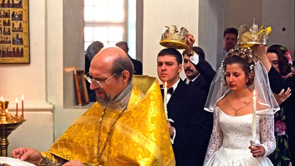 Обряд венчания в православном храме - Sputnik Беларусь