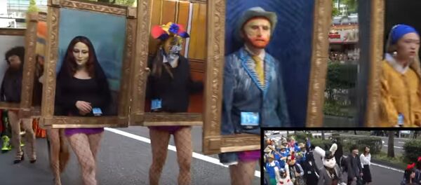Видеофакт: Джоконда, Крик и другие картины классиков ожили в Японии - Sputnik Беларусь