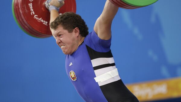 Белорусский тяжелоатлет Андрей Арямнов - Sputnik Беларусь