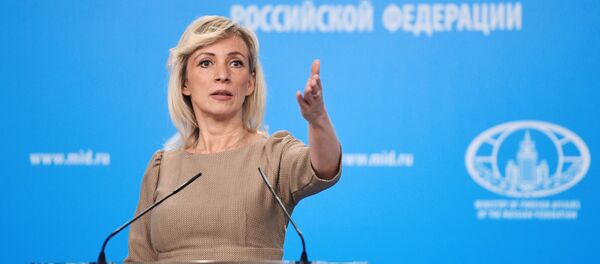 Афіцыйны прадстаўнік міністэрства замежных спраў Расіі Марыя Захарава Афіцыйны прадстаўнік міністэрства замежных спраў Расіі Марыя Захарава - Sputnik Беларусь