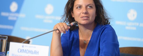 Галоўны рэдактар тэлеканала RT і МІА Россия сегодня Маргарыта Сіманьян Галоўны рэдактар тэлеканала RT і МІА Россия сегодня Маргарыта Сіманьян - Sputnik Беларусь