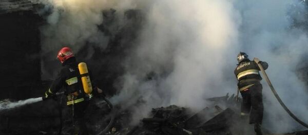 Очевидец спас женщину на пожаре в Брестском районе - Sputnik Беларусь