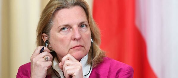Министр европейских, интеграционных и иностранных дел Австрии Карин Кнайсль - Sputnik Беларусь