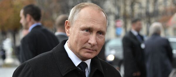 Президент РФ Владимир Путин во Франции - Sputnik Беларусь