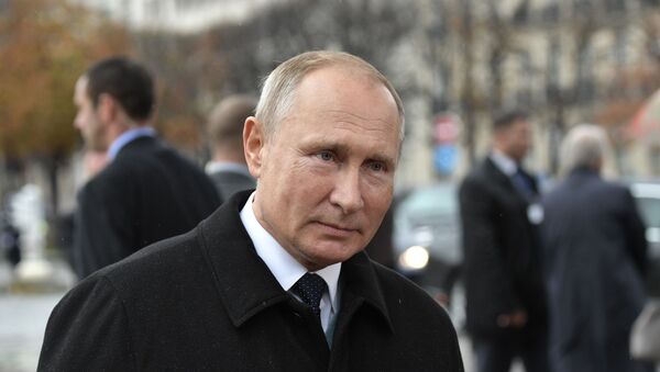 Президент РФ Владимир Путин во Франции - Sputnik Беларусь