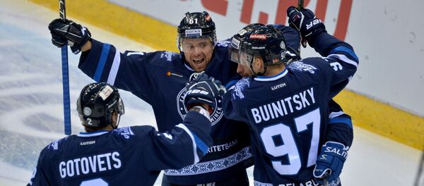 Хоккеисты минского Динамо - Sputnik Беларусь