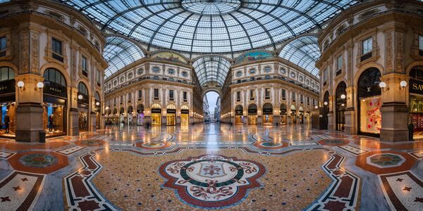 Снимок Galleria Vittorio Emanuele Ii In Milan фотографа Andrei Omelianchuk, вошедший в ТОП-50 категории Amateur Built Environment  - Sputnik Беларусь