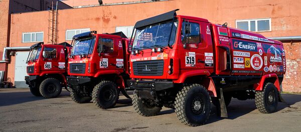 Машыны МАЗ-СПОРТаўта Машыны МАЗ-СПОРТаўта - Sputnik Беларусь