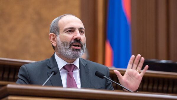 Исполняющий обязанности премьер-министра Армении Никол Пашинян - Sputnik Беларусь